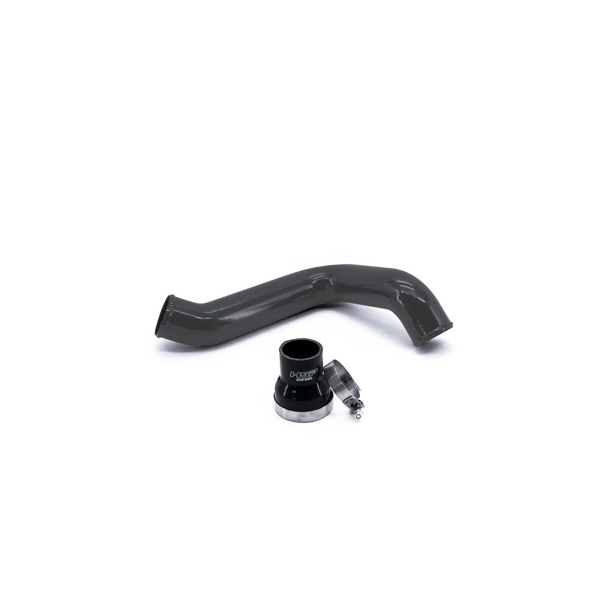 2004.5-2005 Silverado/Sierra 2500/3500 HSP Cold Side Tube to Factory Bridge Kingsport Grey - Kingsport Grey
