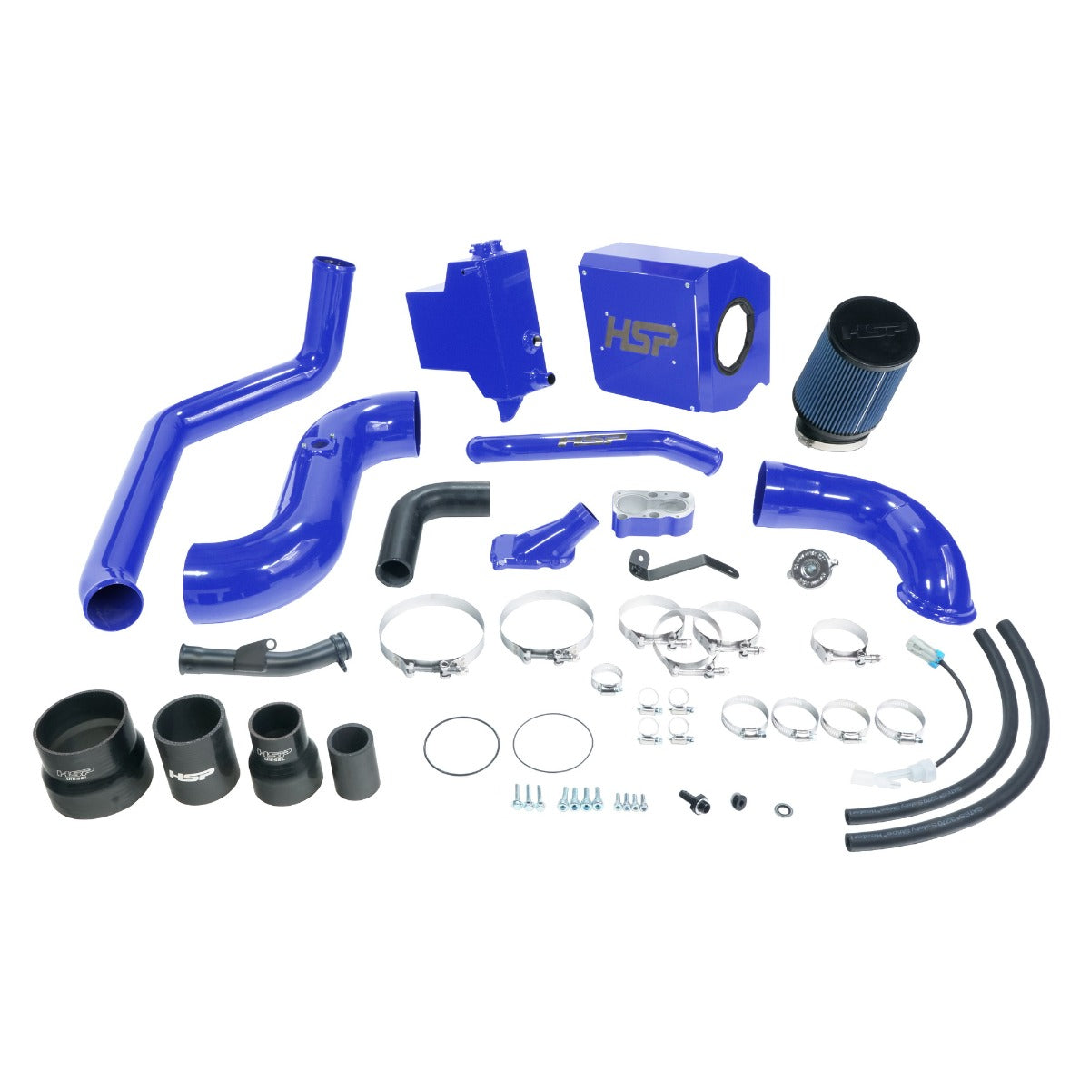 HSP Deluxe No Bridge/Cold Side Bundle Kit For 2006-2007 Silverado/Sierra 2500/3500 Illusion Blueberry - Illusion Blueberry
