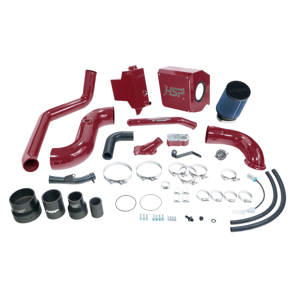 HSP Deluxe No Bridge/Cold Side Bundle Kit For 2006-2007 Silverado/Sierra 2500/3500-Illusion Cherry - Illusion Cherry