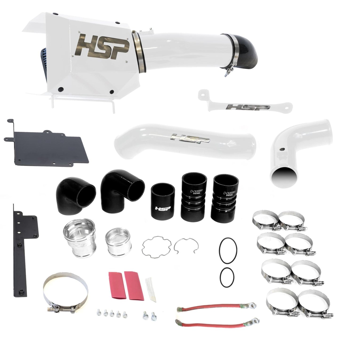 Intake And Intercooler Bundle Kit For 17-19 Ford Powerstroke F250/350 6.7L HSP Diesel