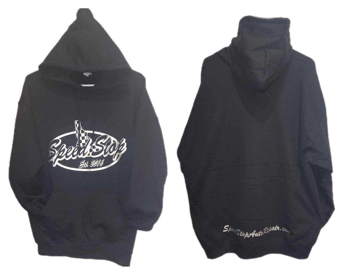 Speed Stop Hoodie Black/Silver