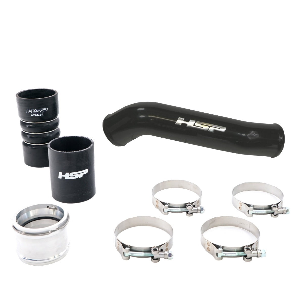 HSP Replacement Hot Side Tube For 2011-2022 Ford Powerstroke F250/350 6.7 Liter Kingsport Grey - Kingsport Grey