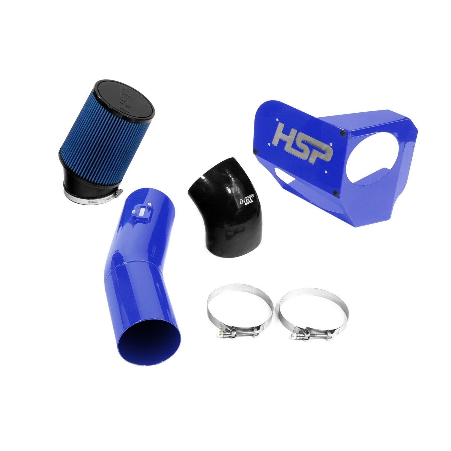 HSP Cold Air Intake For 2020-2022 Ford Powerstroke F250/350 6.7 Liter Illusion Blueberry - Illusion Blueberry