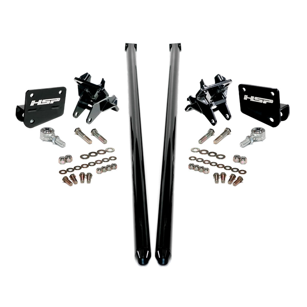 HSP Traction Bars For 2017.5-2022 Ford Powerstroke 6.7 Liter F250 Regular Cab Long Bed-Ink Black - Ink Black