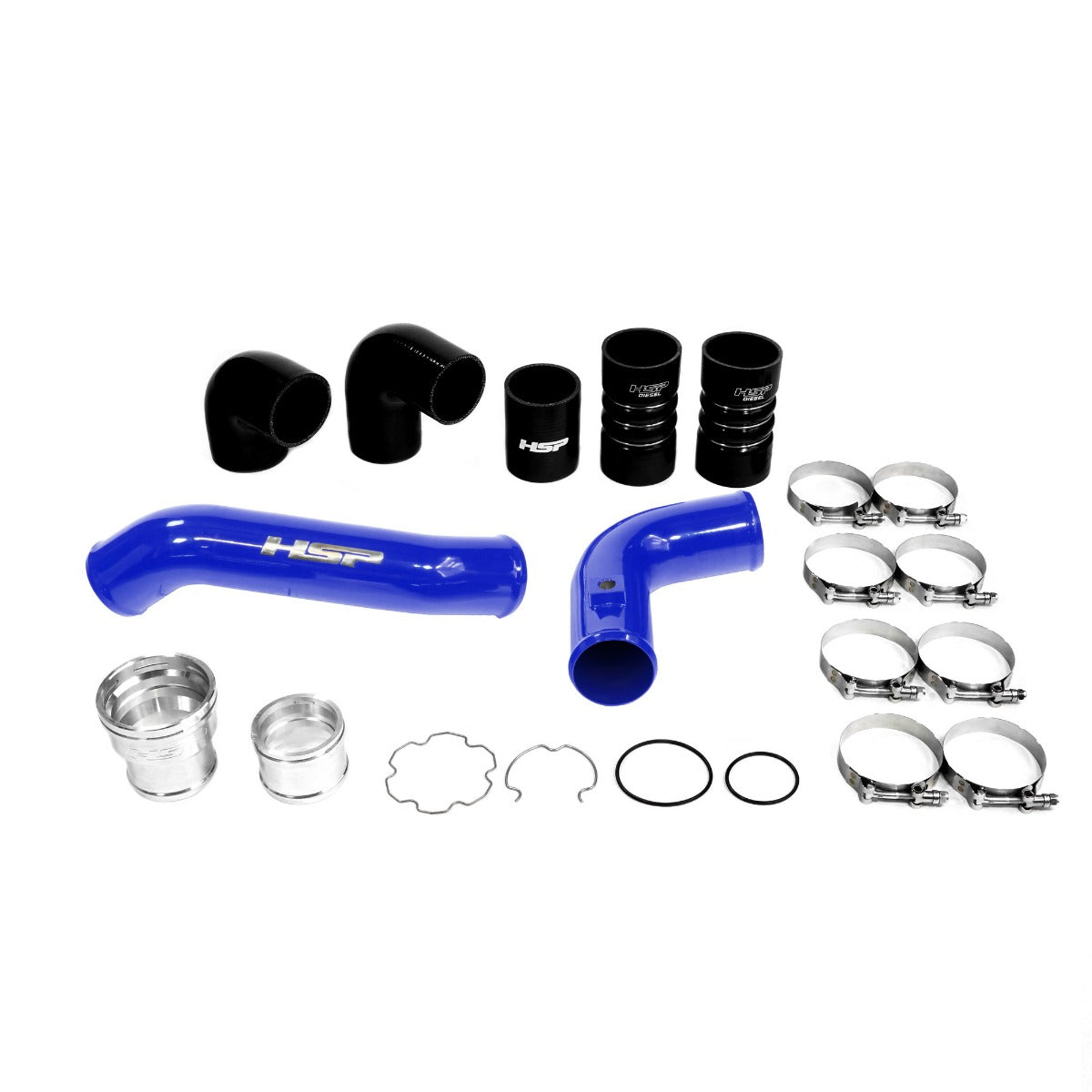 HSP Intercooler Bundle Kit For 2011-2022 Ford Powerstroke F250/350 6.7 Liter Illusion Blueberry - Illusion Blueberry