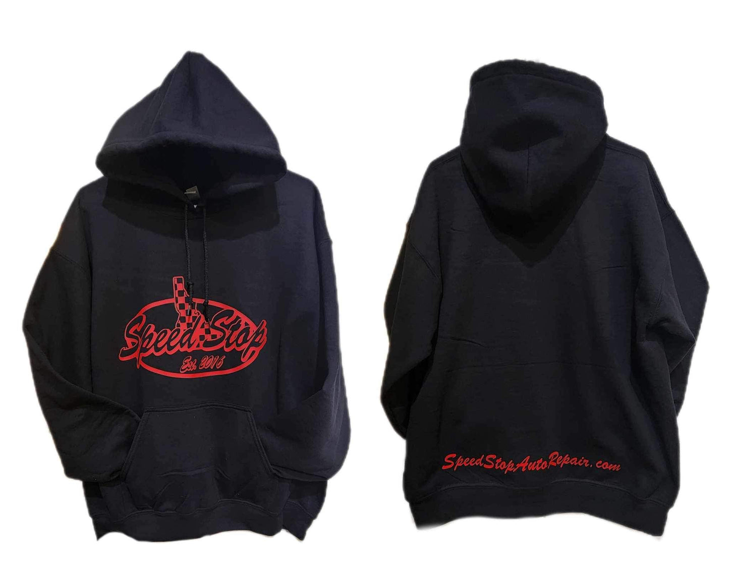 Speed Stop Hoodie Black/Red