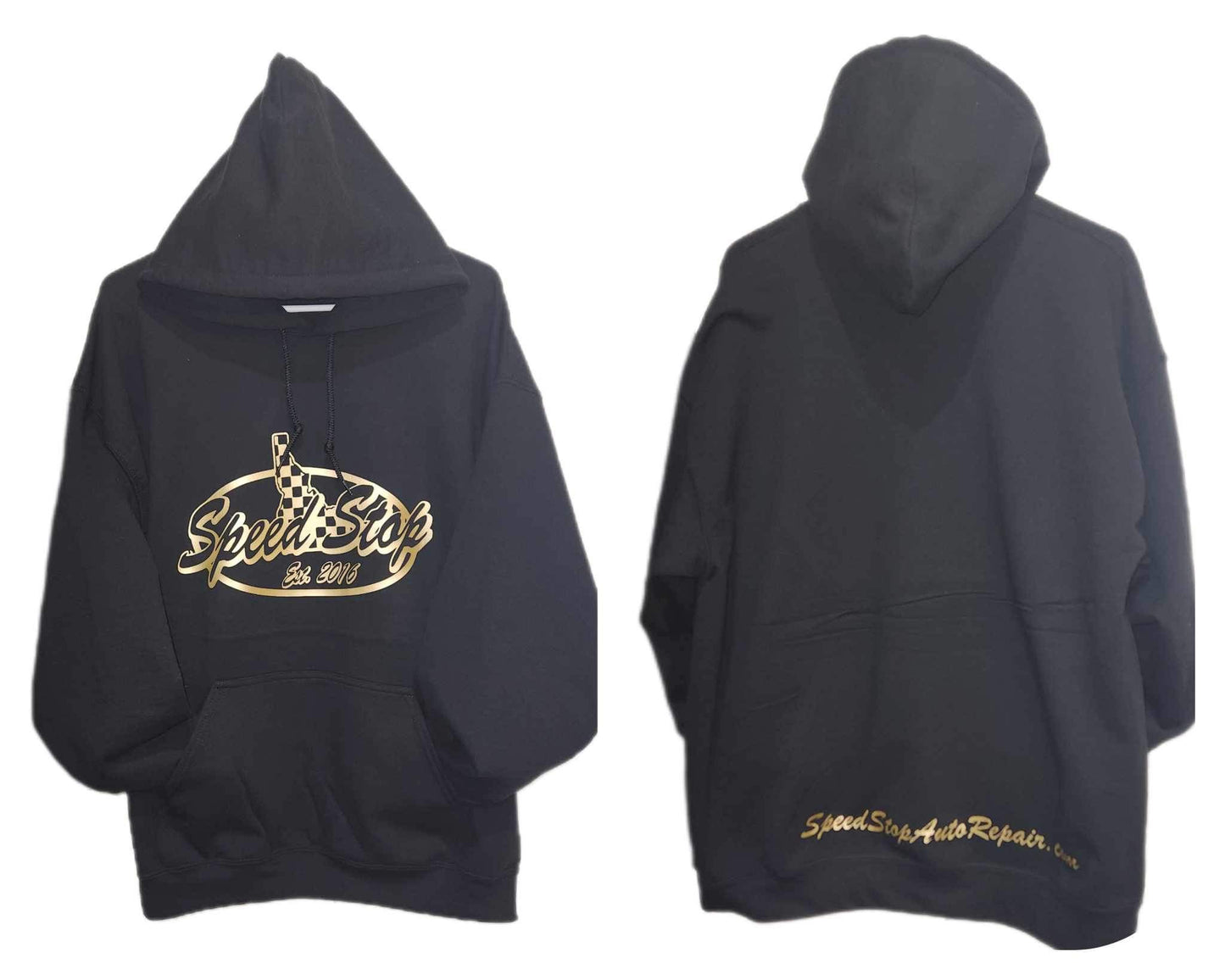 Speed Stop Hoodie Black/Gold