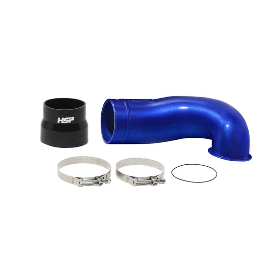 Max Flow Intake Mouthpiece For 04.5-10 Chevrolet And GMC LLY/LBZ/LMM Duramax With 4 Inch Aftermarket Intakes HSP Diesel - Flag Red