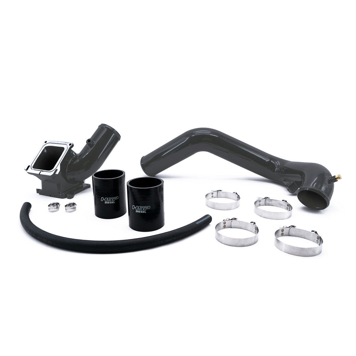 2006-2010 Silverado/Sierra 2500/3500 Max Flow Bridge and Cold Side Tube Behind Alt Kingsport Grey - Kingsport Grey