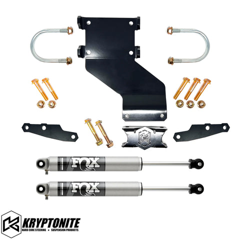 KRYPTONITE RAM 2500/3500 DEATH GRIP DUAL STEERING STABILIZER KIT WITH FOX 2.0 SHOCKS 2003-2013