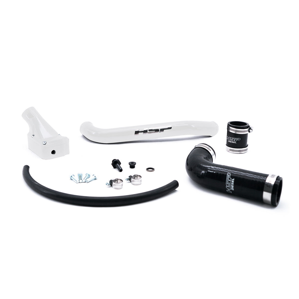 2001-2005 Chevrolet / GMC Billet Thermostat Housing Kit White HSP Diesel - Polar White