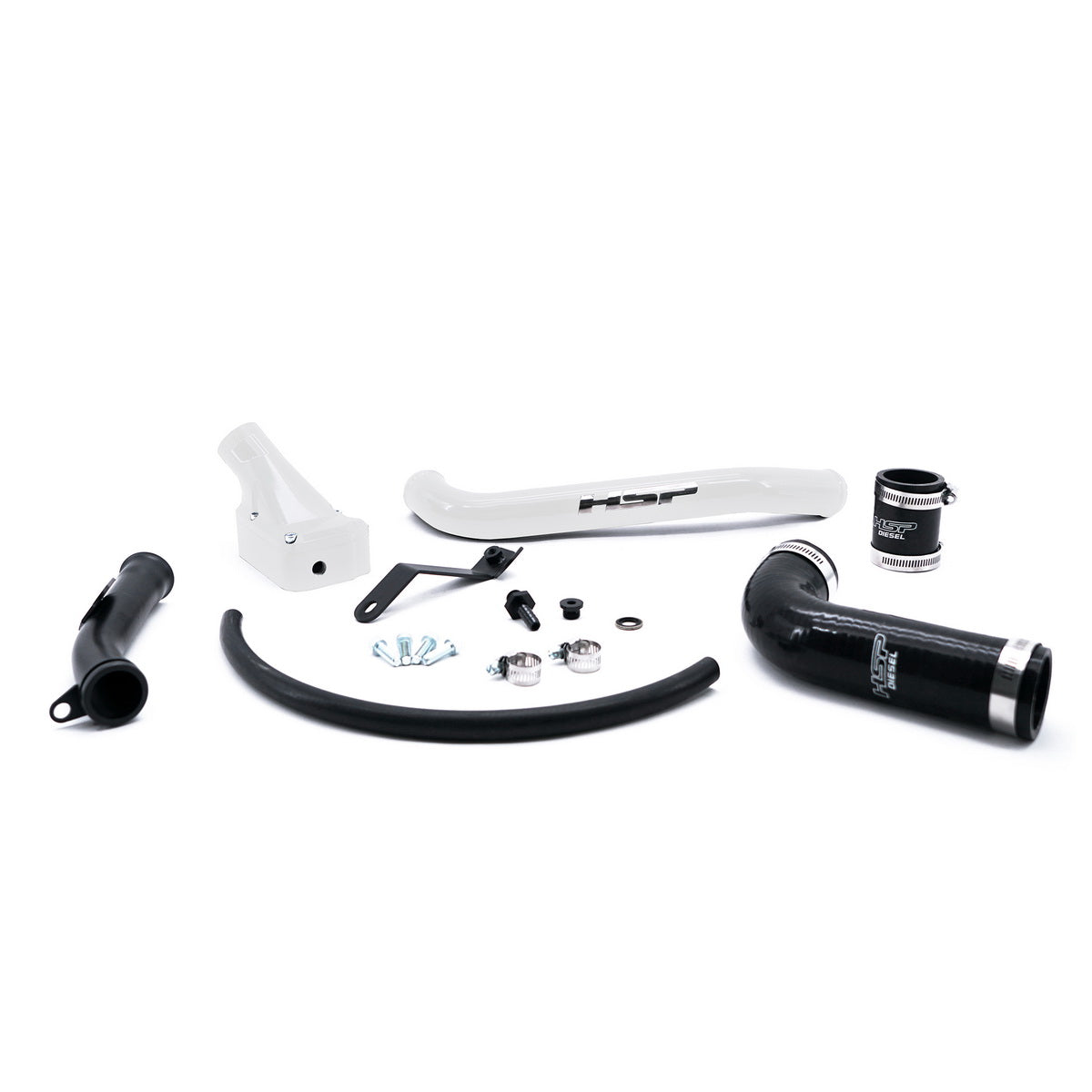 2006-2010 Chevrolet / GMC Billet Thermostat Housing Kit White HSP Diesel - Polar White
