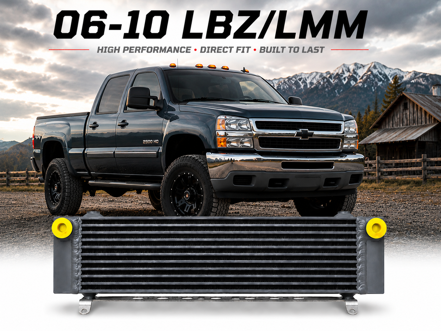 Fluidyne Heavy Duty Transmission Cooler for 2006-2010 LBZ & LMM Duramax | Chevy Silverado & GMC Sierra