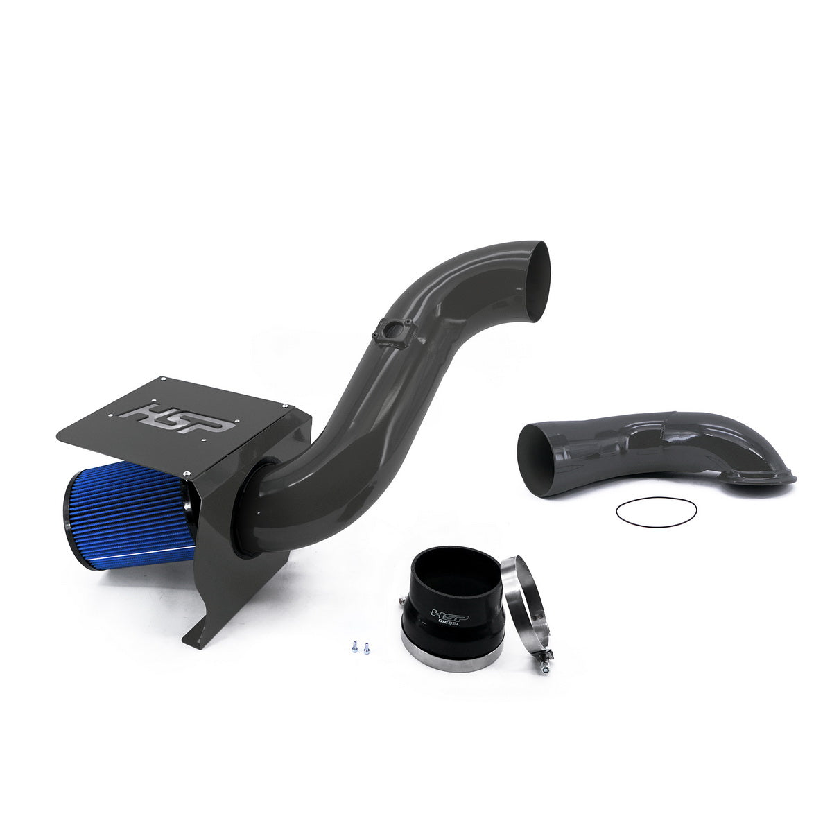 2004.5-2007 Silverado/Sierra 2500/3500 Cold Air Intake Bundle Kingsport Grey - Kingsport Grey