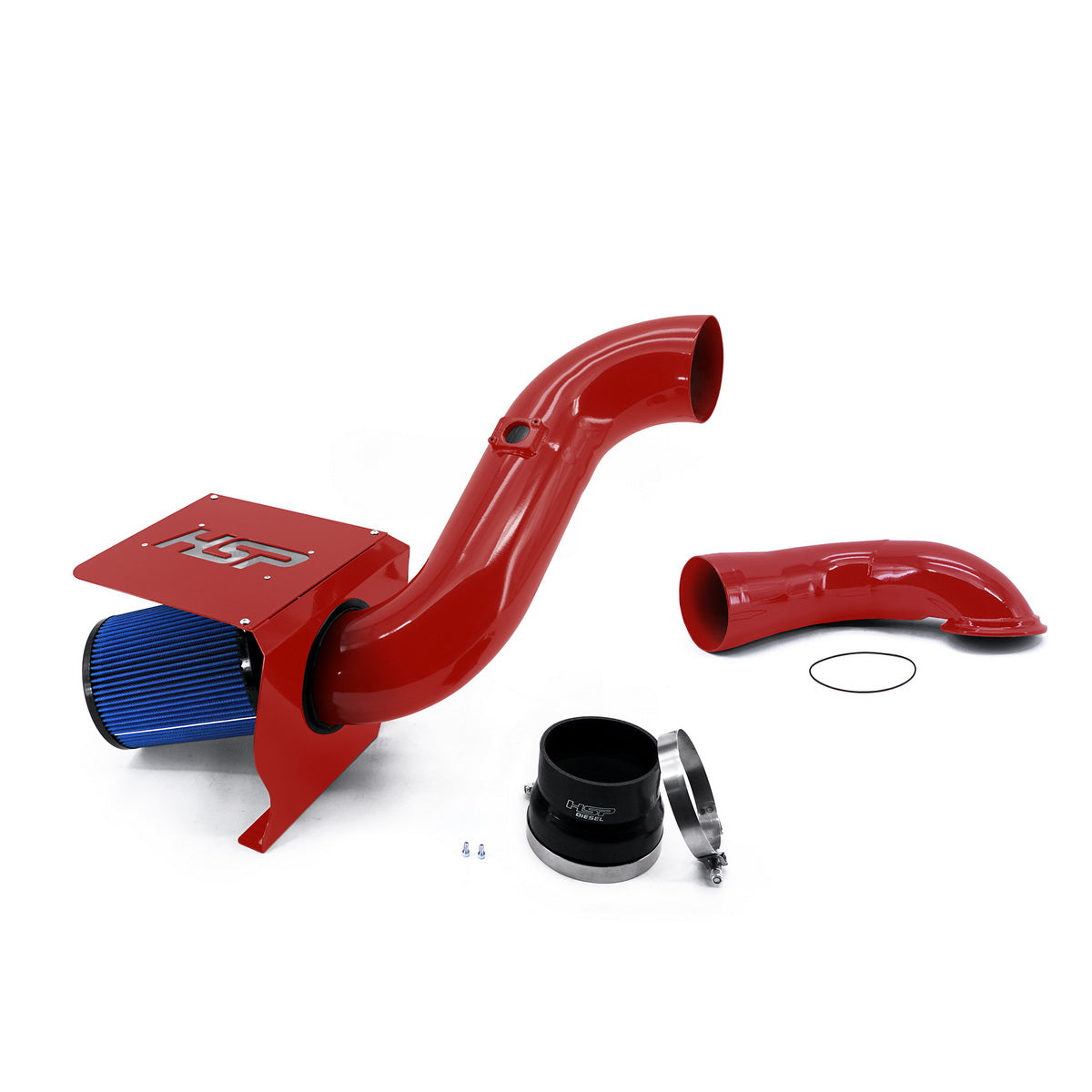 2004.5-2007 Chevrolet / GMC Cold Air Intake Bundle HSP Diesel - Flag Red