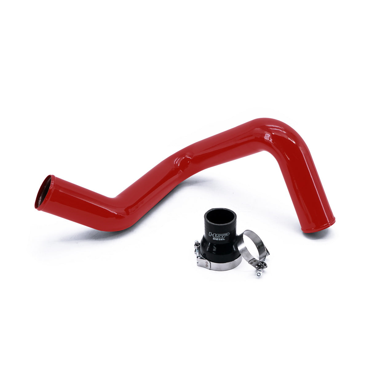 2001-2004 Chevrolet / GMC Cold Side Tube Factory Style HSP Diesel - Flag Red