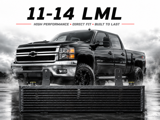 Fluidyne Heavy Duty Transmission Cooler for 2011-2014 LML Duramax | Chevy Silverado & GMC Sierra