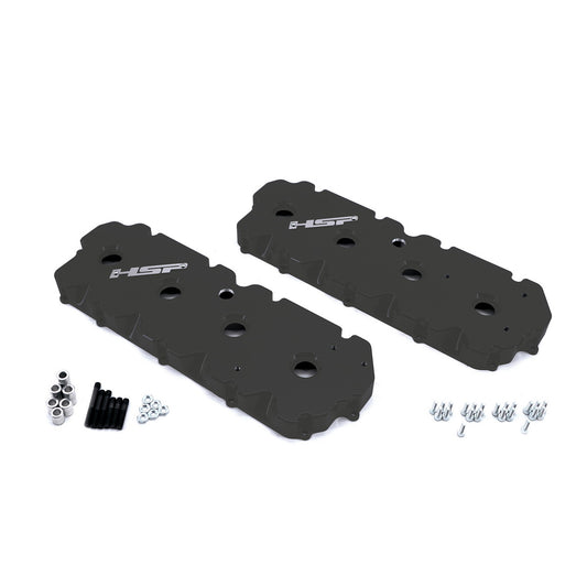 2001-2004 Silverado/Sierra 2500/3500 Billet Valve Covers Kingsport Grey - Kingsport Grey