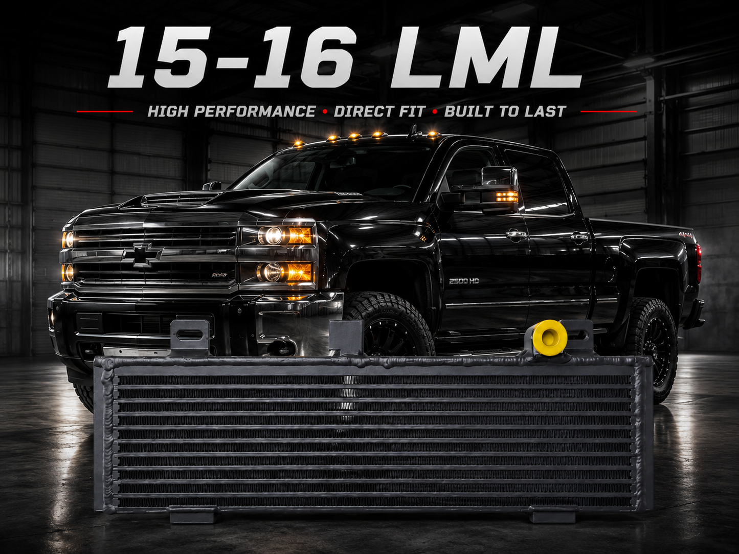Fluidyne Heavy Duty Transmission Cooler for 2015-2016 LML Duramax | Chevy Silverado & GMC Sierra