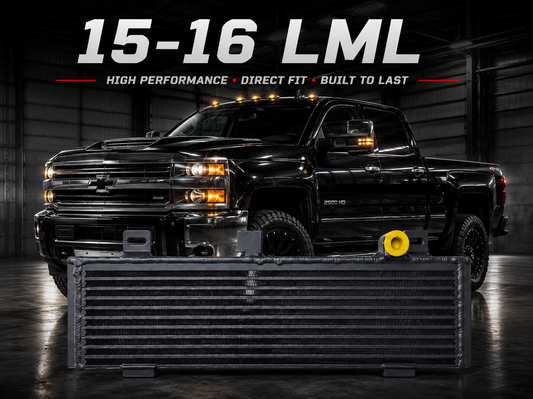 Fluidyne Heavy Duty Transmission Cooler for 2015-2016 LML Duramax | Chevy Silverado & GMC Sierra