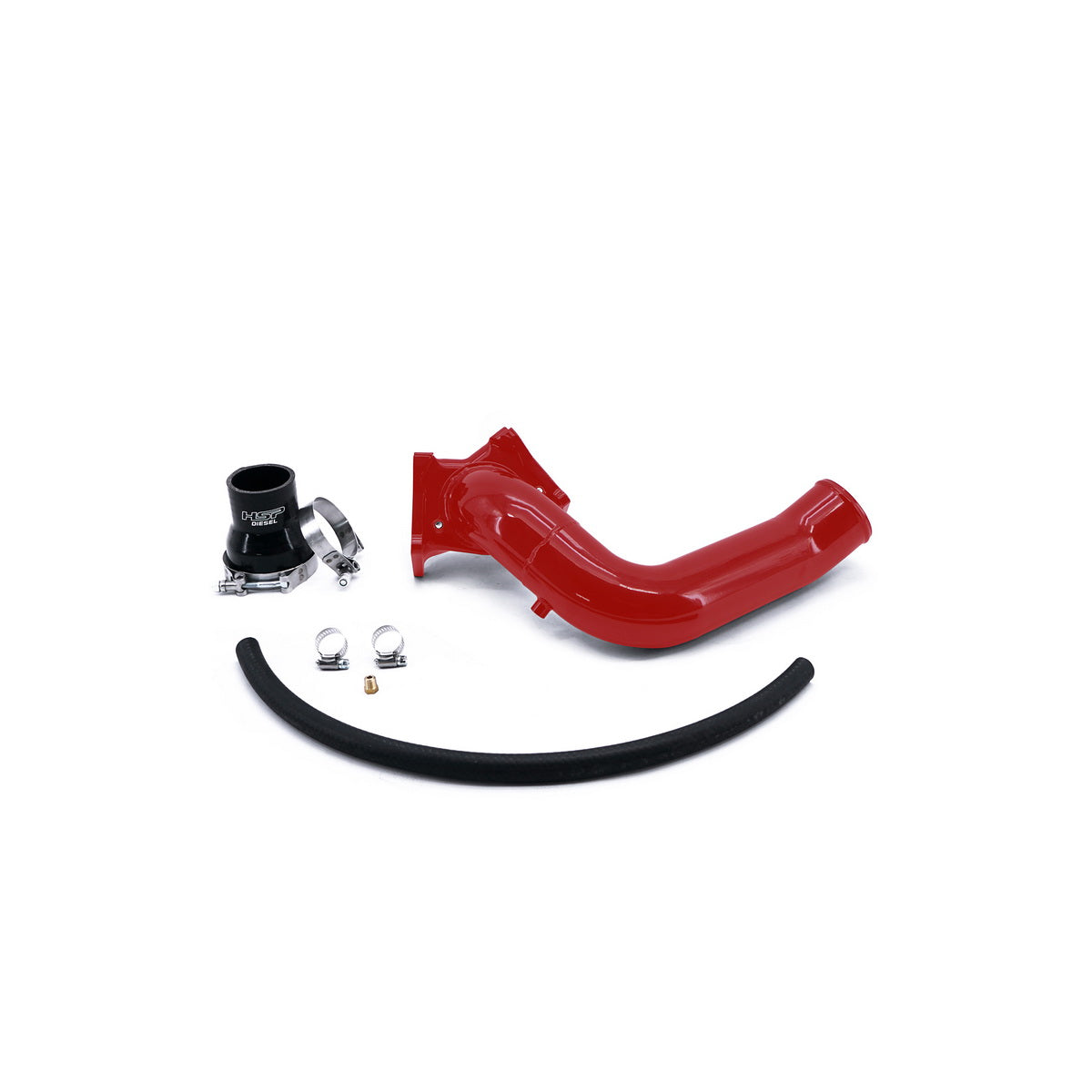2004.5-2005 Chevrolet / GMC Max Flow Bridge to Factory Cold Side HSP Diesel - Flag Red