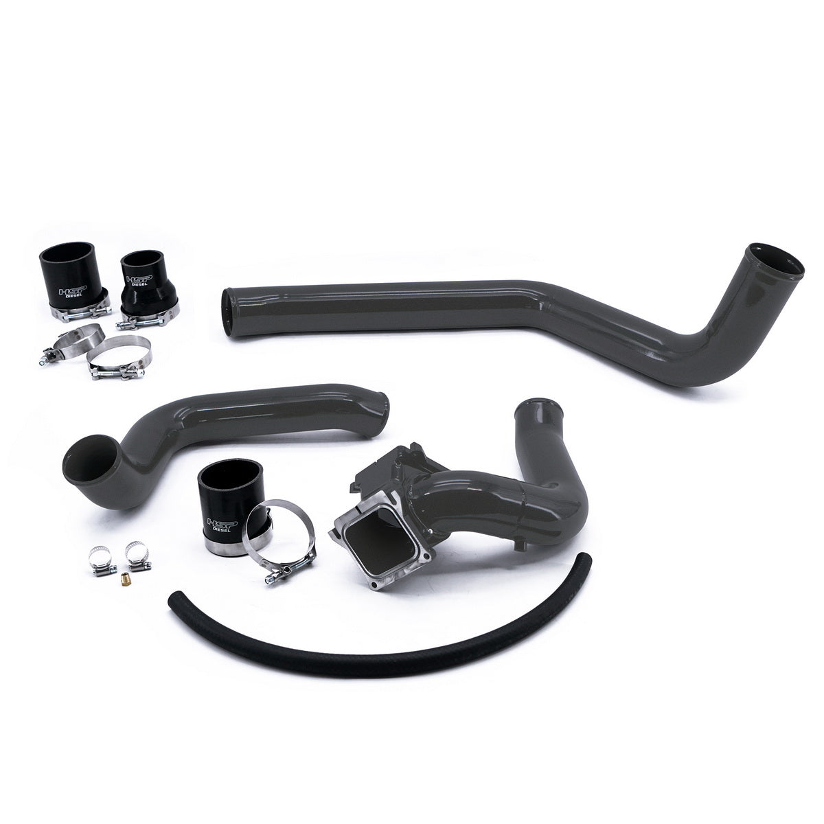 2004.5-2005 Silverado/Sierra 2500/3500 Intercooler Charge Pipe Bundle Kingsport Grey - Kingsport Grey