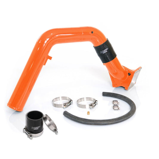 Max Flow Bridge and Cold Side Tube Over Alt for 06-07 Chevrolet/GMC Duramax LBZ M and M Orange HSP Diesel - M and M Orange
