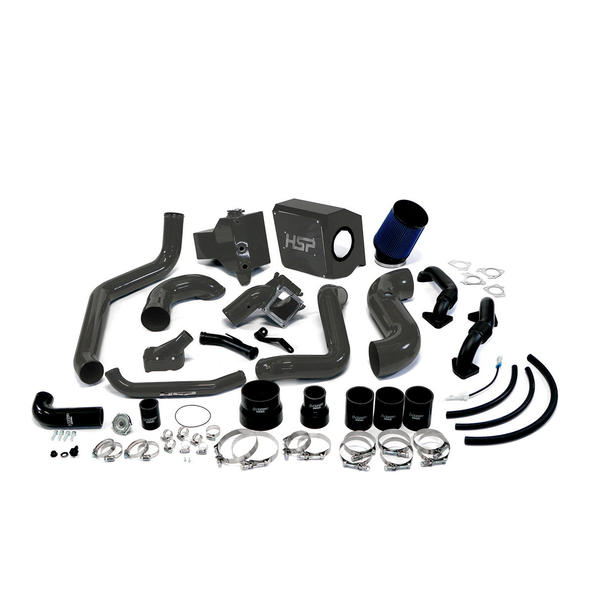 HSP 2006-2007 Silverado/Sierra 2500/3500 Deluxe Max Air Flow Bundle Kingsport Grey - Kingsport Grey