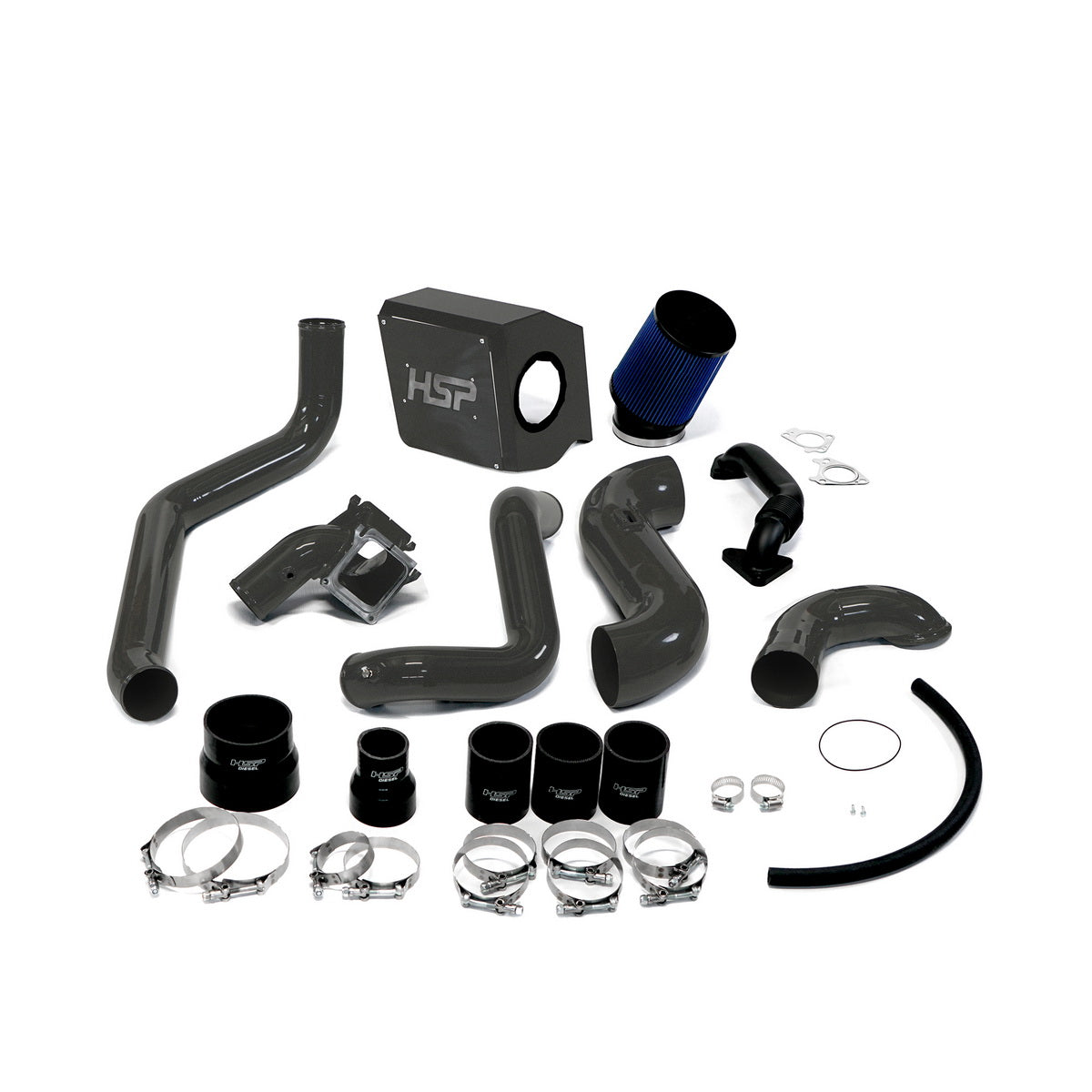 2007.5-2010 Silverado/Sierra 2500/3500 Max Air Flow Bundle Kingsport Grey - Kingsport Grey