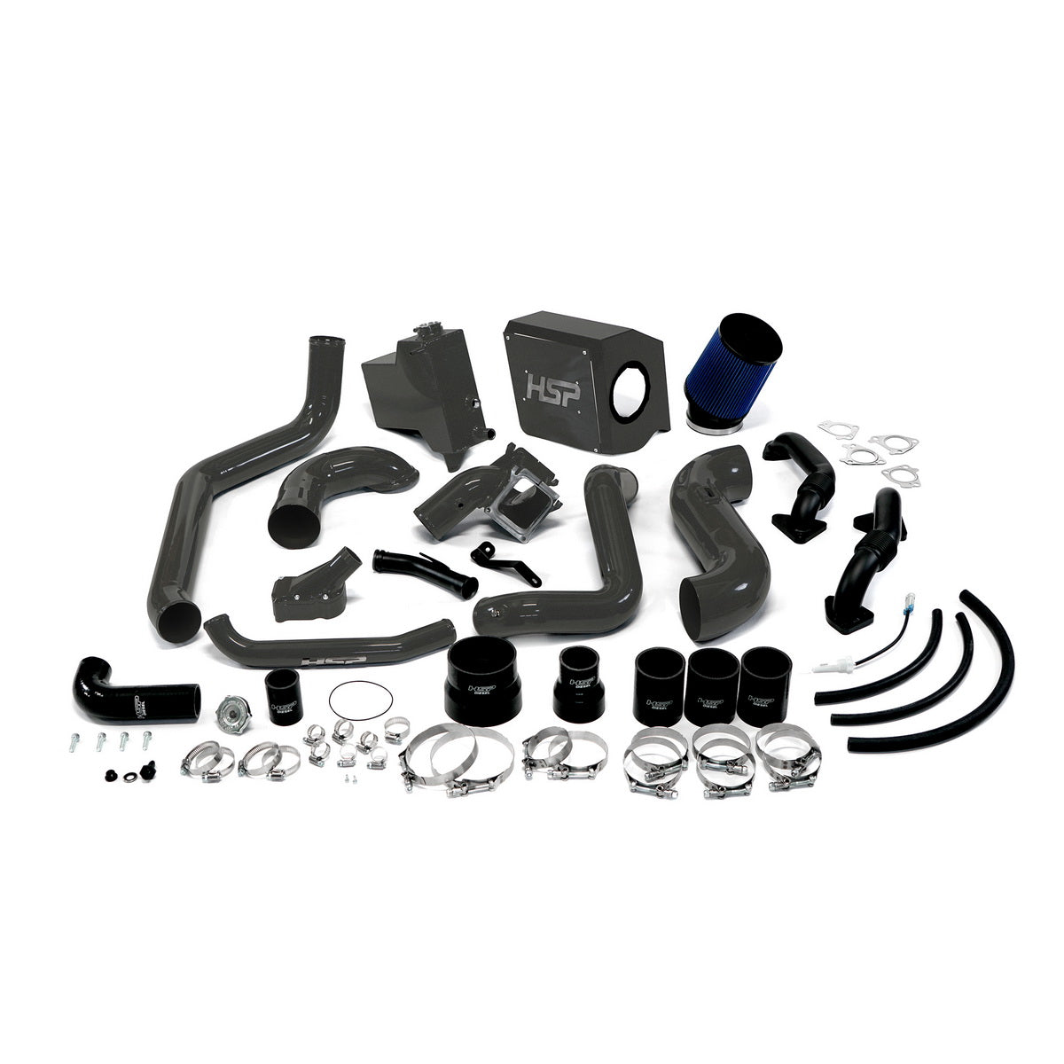 2007.5-2010 Silverado/Sierra 2500/3500 Deluxe Max Air Flow Bundle Kingsport Grey - Kingsport Grey