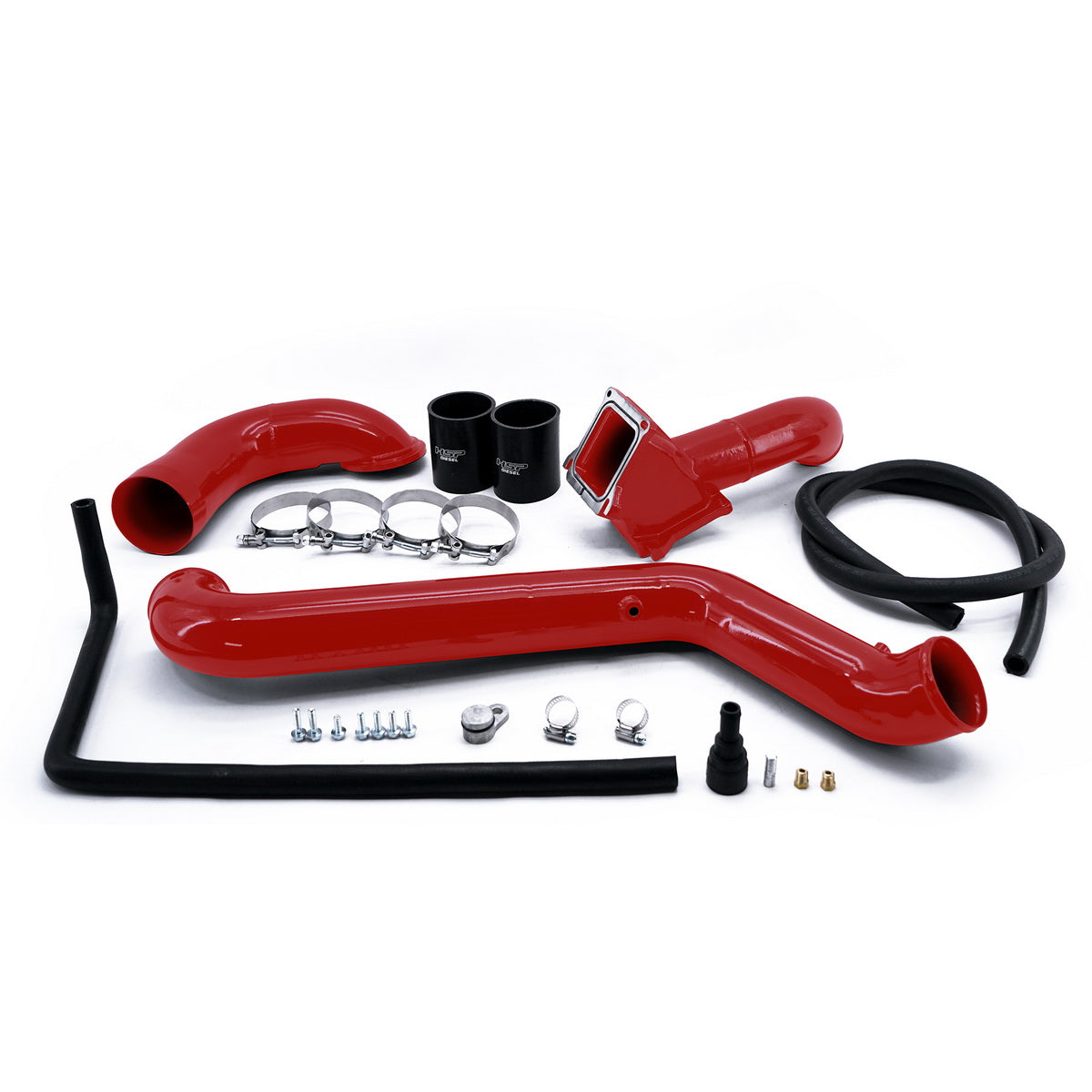 2011-2016 Chevrolet / GMC Max Flow Bridge/ Cold Side Tube/ Turbo Inlet HSP Diesel - Flag Red