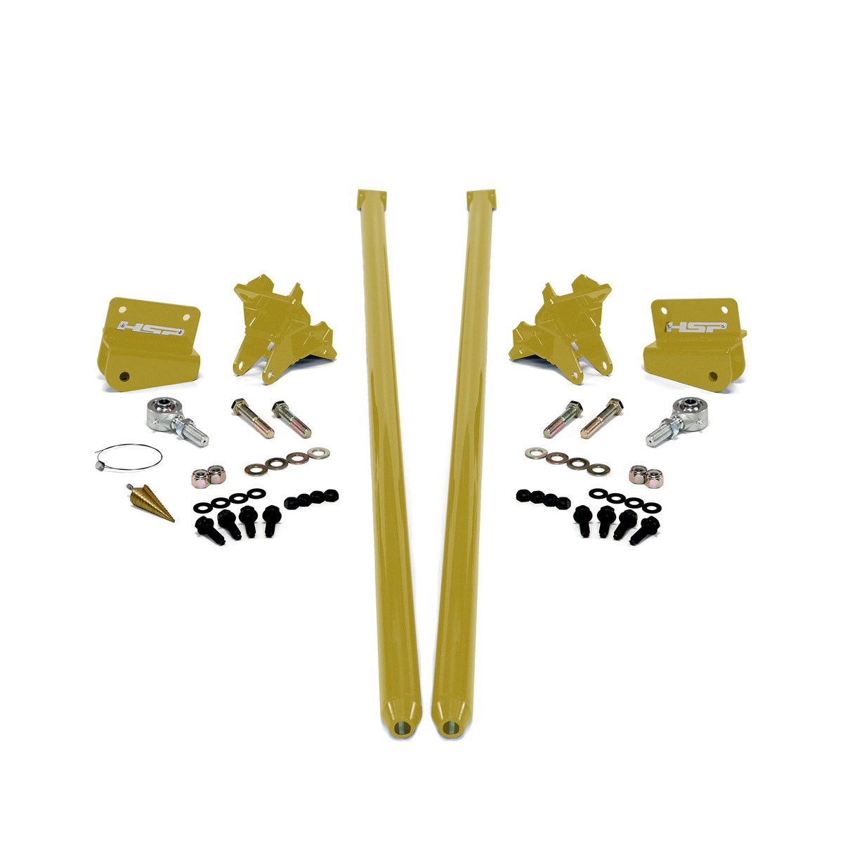 2011-2019 Chevrolet / GMC 58 inch Bolt On Traction Bars 4 inch Axle Diameter Custom Color - Custom Color