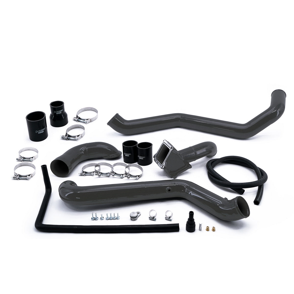 2011-2016 Silverado/Sierra 2500/3500 Intercooler Charge Pipe Bundle Kingsport Grey - Kingsport Grey
