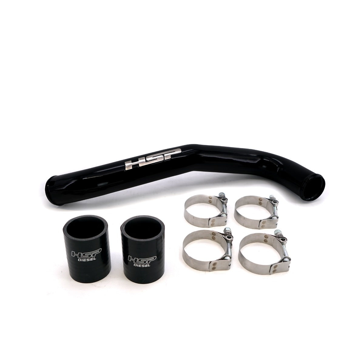 HSP Diesel L5P 2017-2019 Upper Coolant Tube - Silk Satin Black - Silk Satin Black