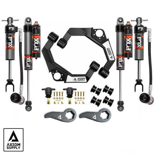 Axiom Supply Stage 3 FOX 2.5" Performance Elite Leveling System GM HD Truck 2500 / 3500 Silverado / Sierra 2020-2026
