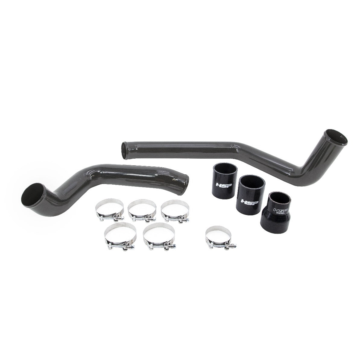 HSP Intercooler Bundle Kit For 2004.5-2005 Silverado/Sierra 2500/3500 Kingsport Grey - Kingsport Grey