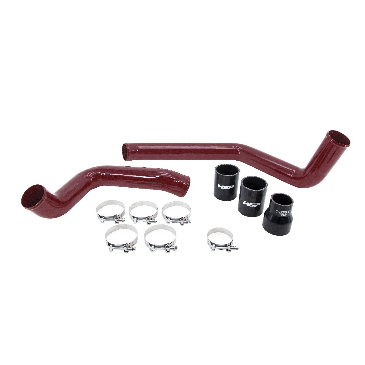 HSP Intercooler Bundle Kit For 2004.5-2005 Silverado/Sierra 2500/3500-Illusion Cherry - Illusion Cherry