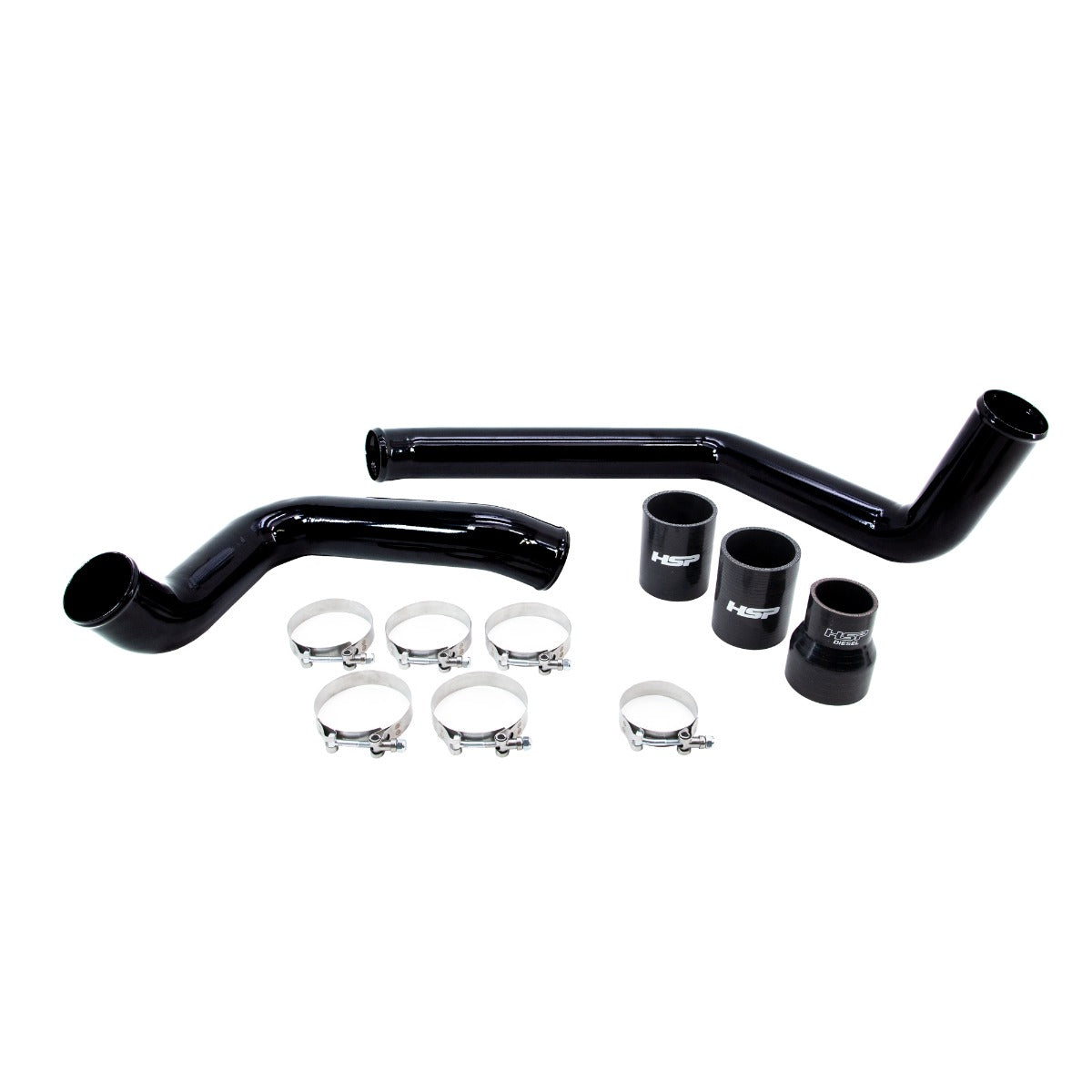 HSP Intercooler Bundle Kit For 2004.5-2005 Silverado/Sierra 2500/3500-Ink Black - Ink Black