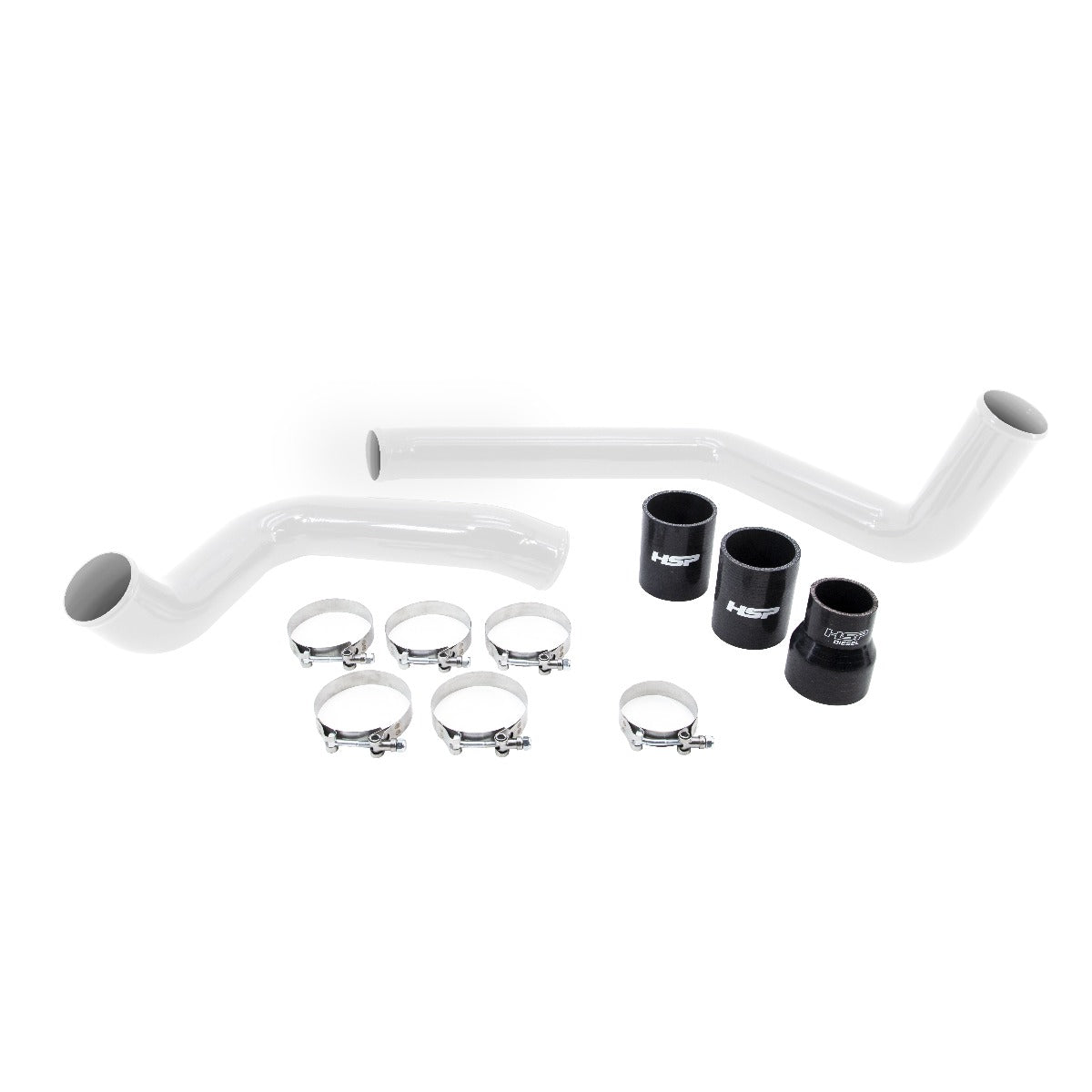 HSP Intercooler Bundle Kit For 2004.5-2005 Silverado/Sierra 2500/3500-Polar White - Polar White