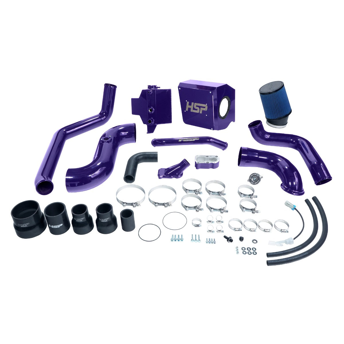 HSP Deluxe No Bridge/Cold Side Bundle Kit For 2004.5-2005 Silverado/Sierra 2500/3500-Illusion Purple - Illusion Purple