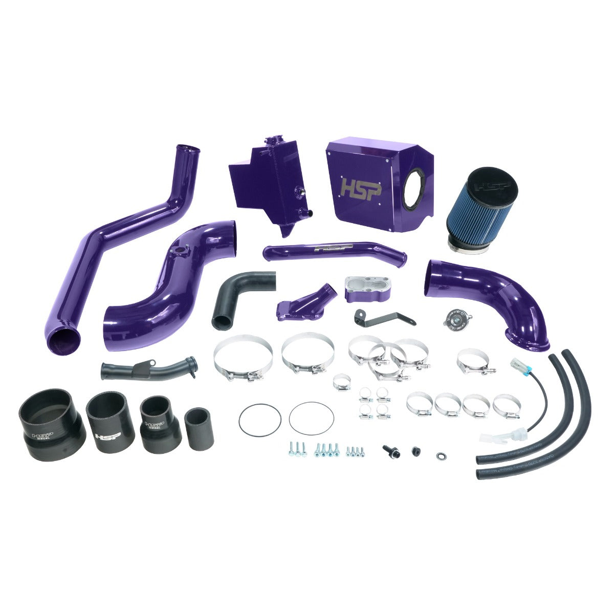 HSP Deluxe No Bridge/Cold Side Bundle Kit For 2006-2007 Silverado/Sierra 2500/3500-Illusion Purple - Illusion Purple