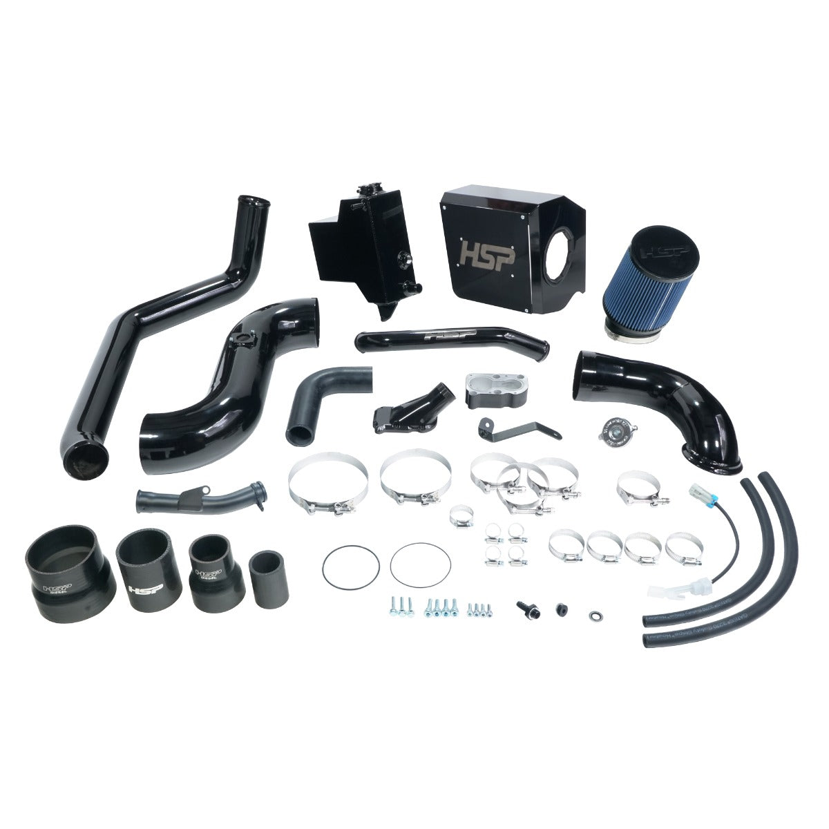 HSP Deluxe No Bridge/Cold Side Bundle Kit For 2006-2007 Silverado/Sierra 2500/3500-Ink Black - Ink Black