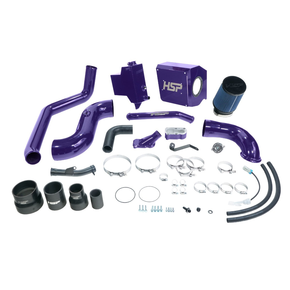 HSP Deluxe No Bridge/Cold Side Bundle Kit For 2007.5-2010 Silverado/Sierra 2500/3500-Illusion Purple - Illusion Purple