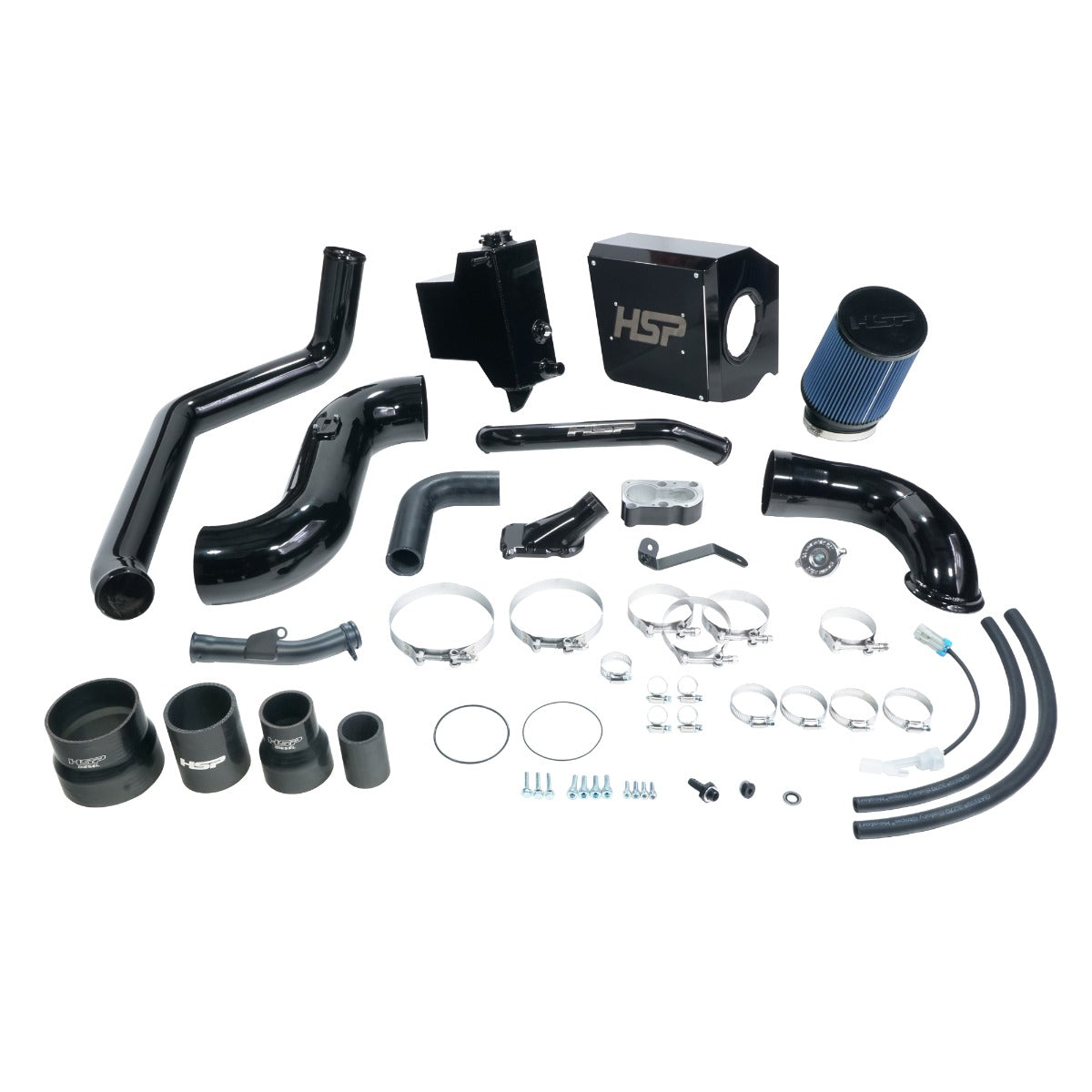 HSP Deluxe No Bridge/Cold Side Bundle Kit For 2007.5-2010 Silverado/Sierra 2500/3500-Ink Black - Ink Black