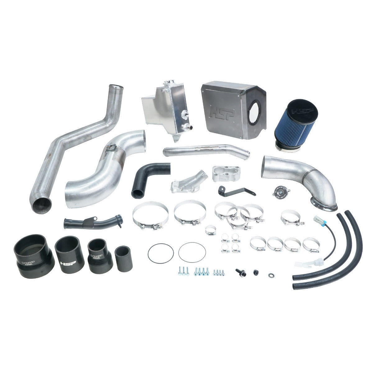 HSP Deluxe No Bridge/Cold Side Bundle Kit For 2007.5-2010 Silverado/Sierra 2500/3500-RAW - Raw