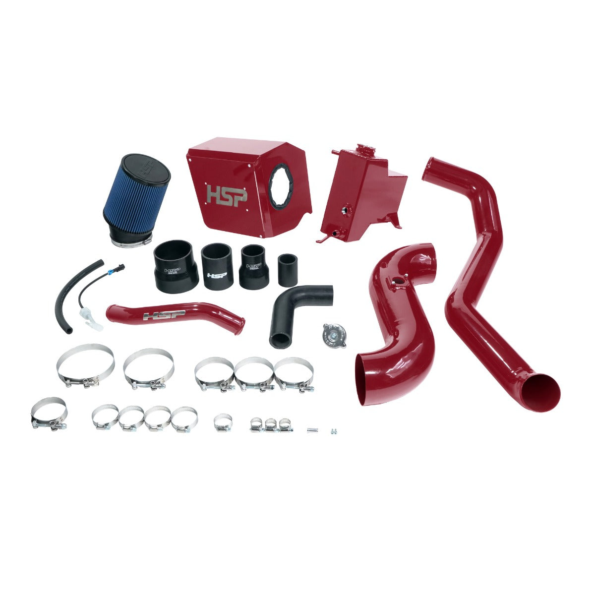 HSP Deluxe No Bridge/Cold Side Bundle Kit For 2011-2012 Silverado/Sierra 2500/3500-Illusion Cherry - Illusion Cherry