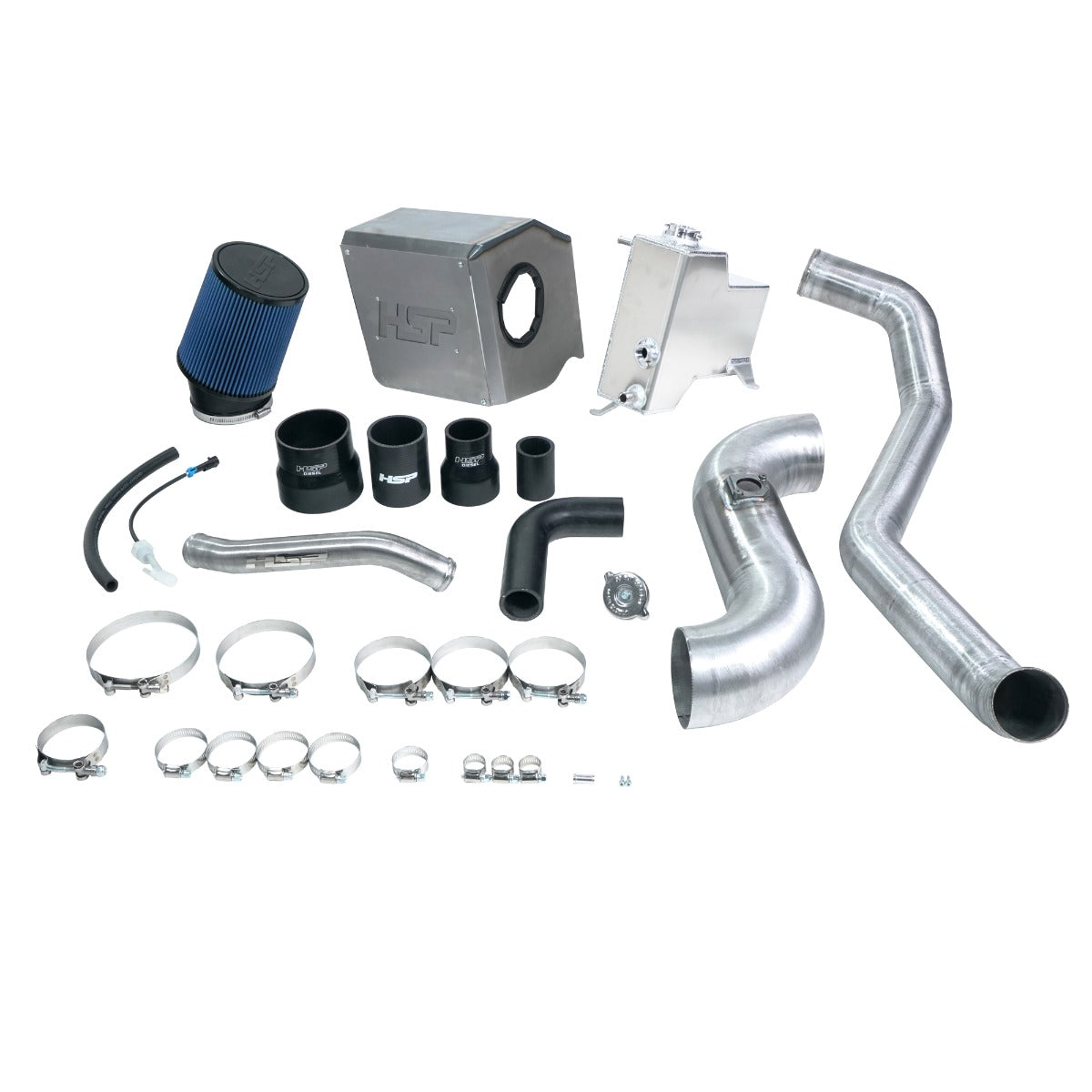 HSP Deluxe No Bridge/Cold Side Bundle Kit For 2011-2012 Silverado/Sierra 2500/3500-RAW - Raw