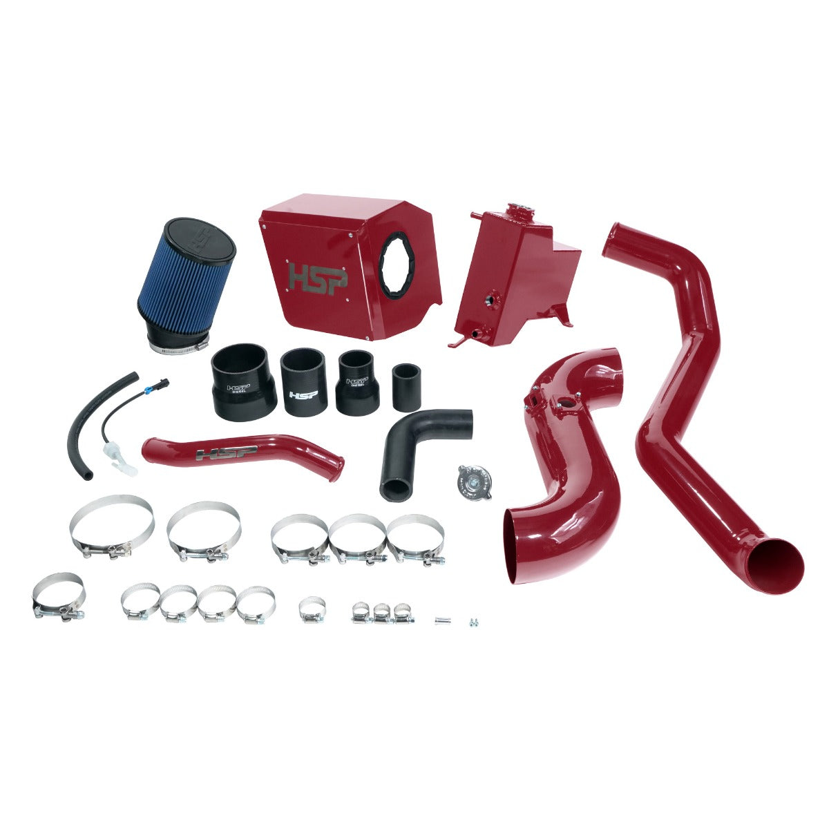 HSP Deluxe No Bridge/Cold Side Bundle Kit For 2013-2014 Silverado/Sierra 2500/3500-Illusion Cherry - Illusion Cherry