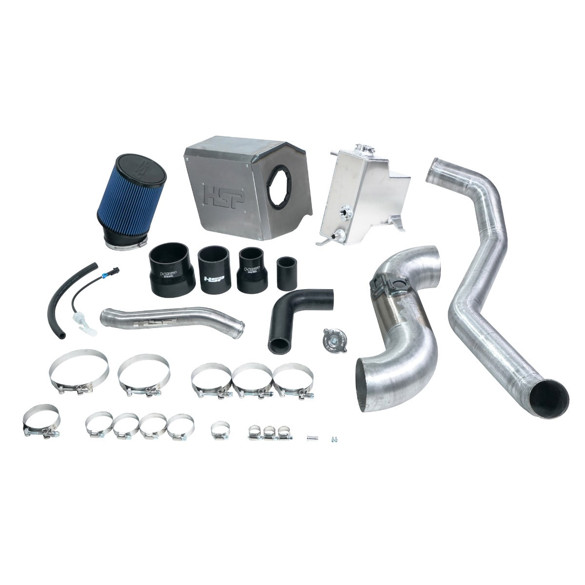 HSP Deluxe No Bridge/Cold Side Bundle Kit For 2013-2014 Silverado/Sierra 2500/3500-Ink Black - Ink Black