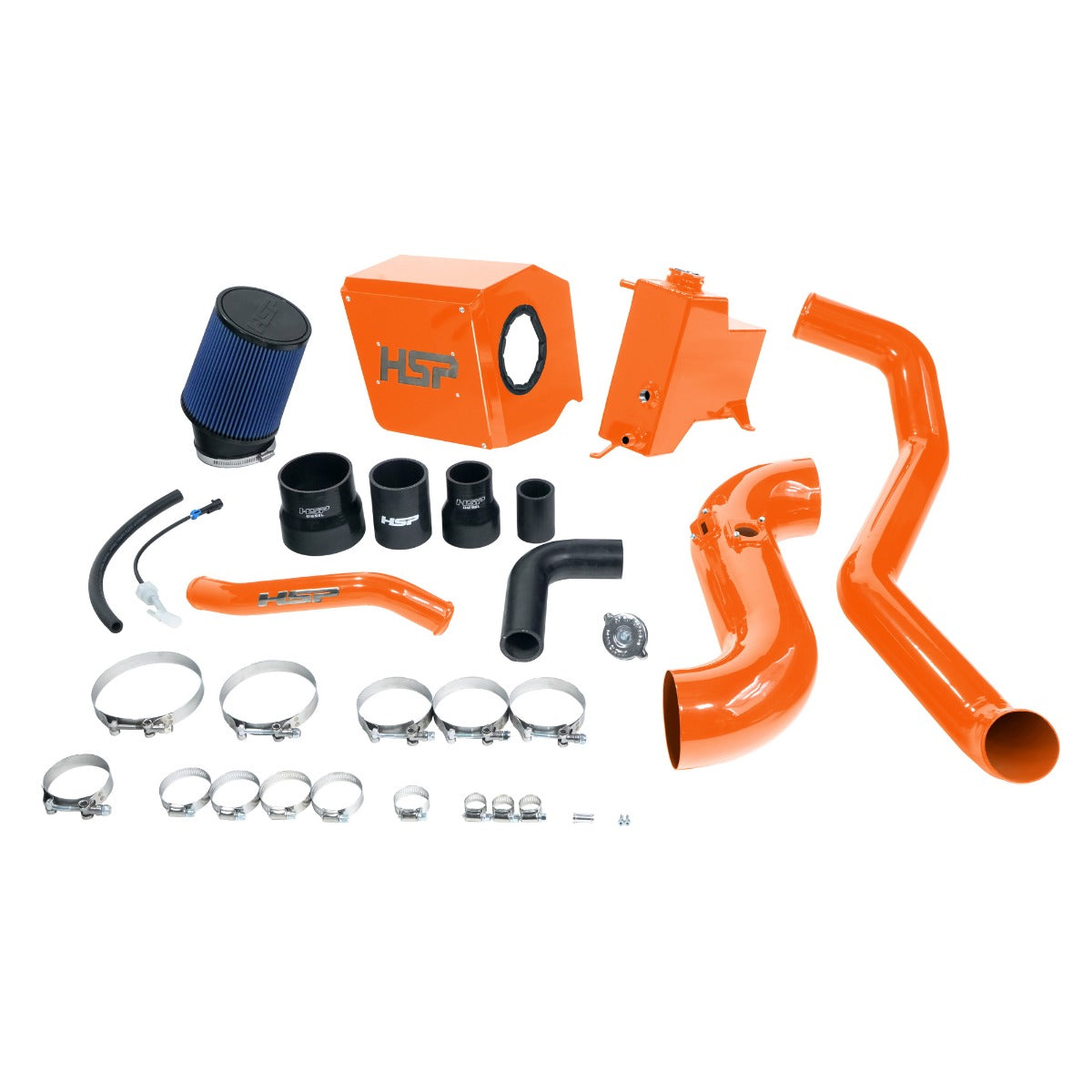HSP Deluxe No Bridge/Cold Side Bundle Kit For 2013-2014 Silverado/Sierra 2500/3500-M&M Orange - M&M Orange